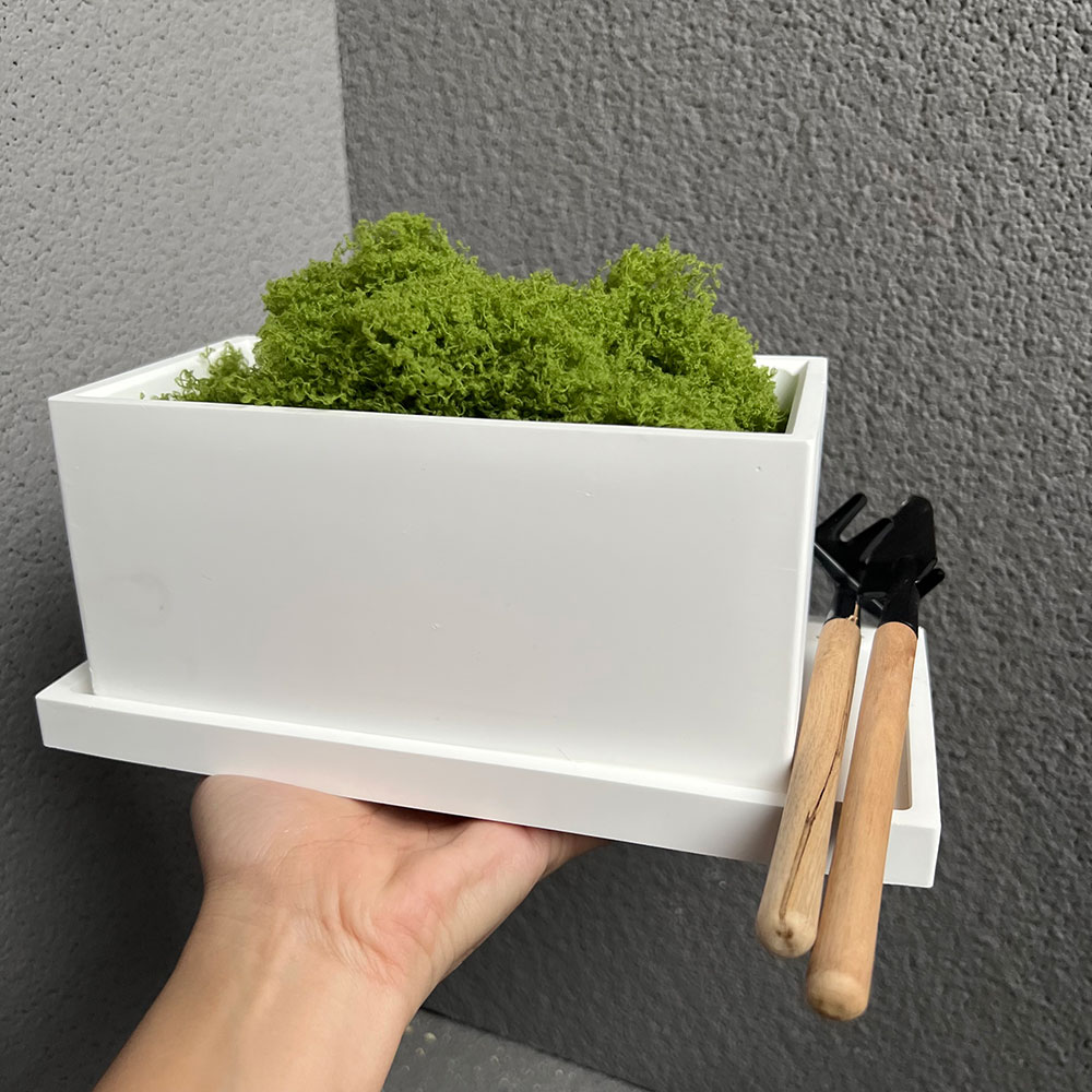 Terrazzo Pot Cement - Large Flower Pot Silicone Molds Cement