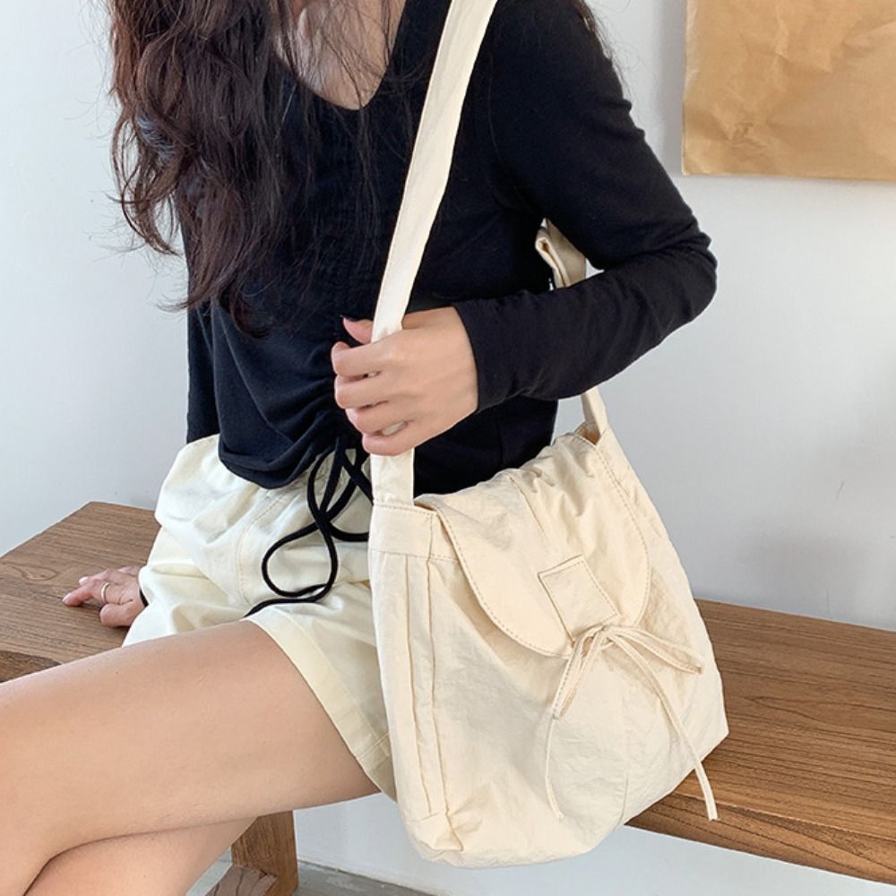 Korean Style Flap Nylon Bow Cr - Interior Design Style recensione e prezzo