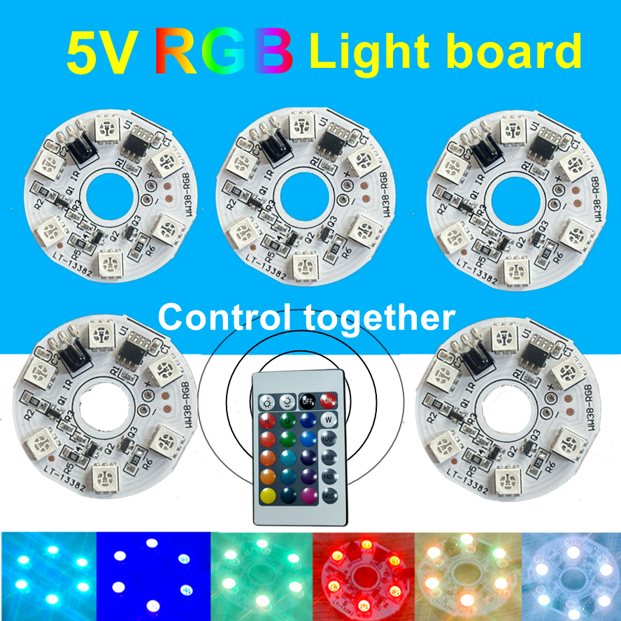 1Set 5V RGB LED Lights Plate L - Interior Design Icon recensione e prezzo