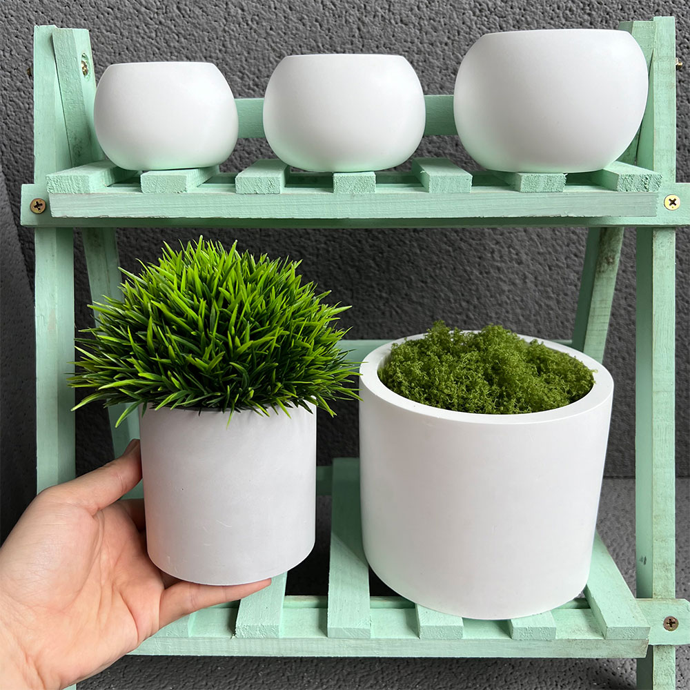 Cement Plant Pot Concrete Mold - Terrazzo Pot Cement recensione e prezzo