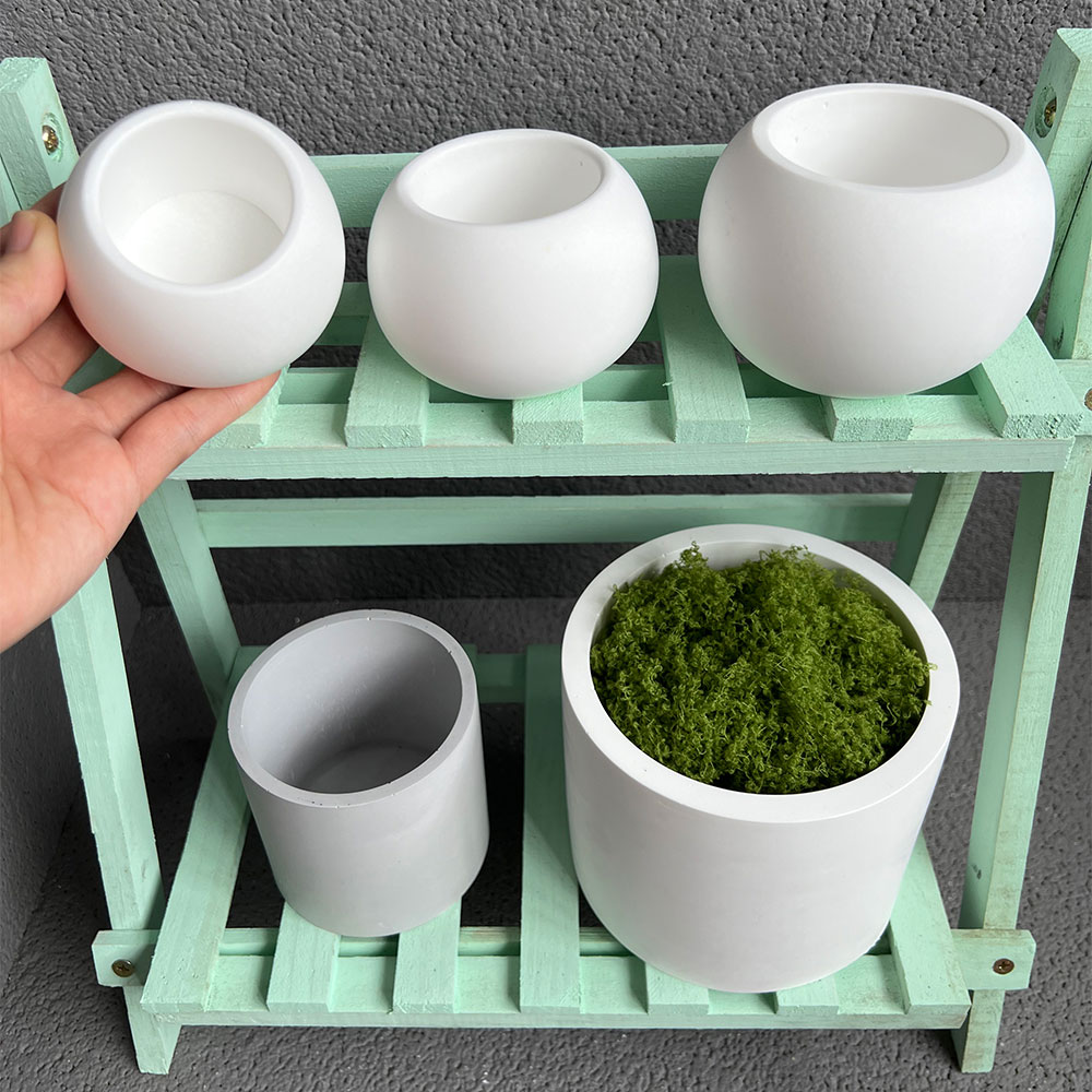 Cement Plant Pot Concrete Mold - Terrazzo Pot Cement recensione e prezzo