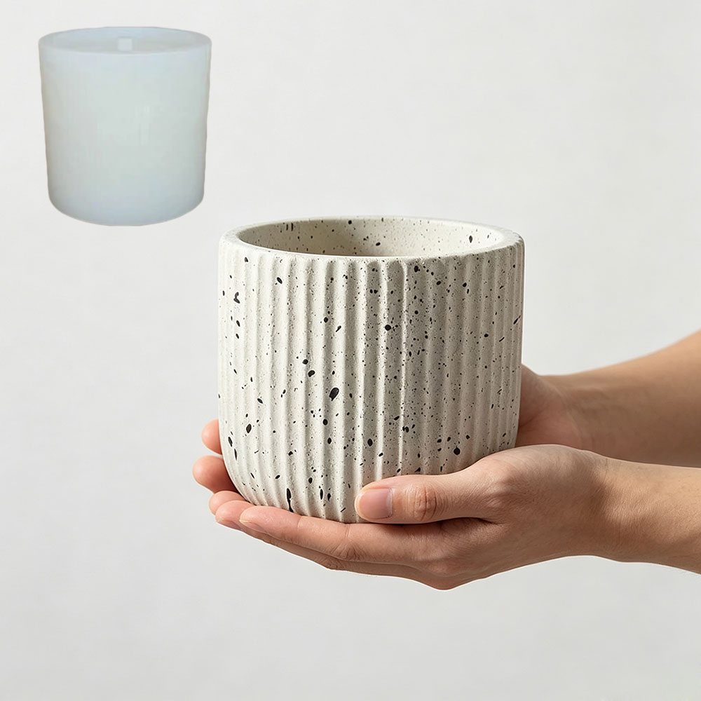 Minimalist Stripe Terrazzo Con - Terrazzo Pot Cement recensione e prezzo
