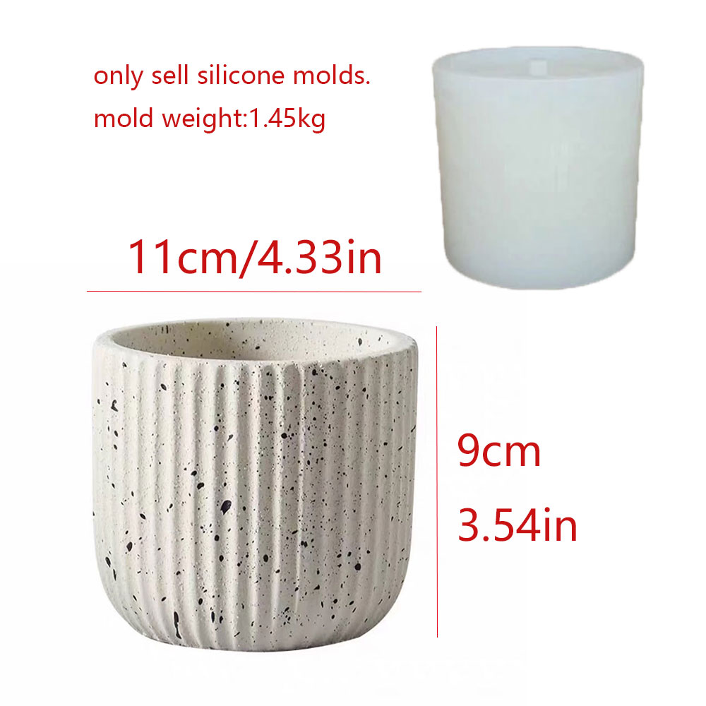 Minimalist Stripe Terrazzo Con - Terrazzo Pot Cement recensione e prezzo