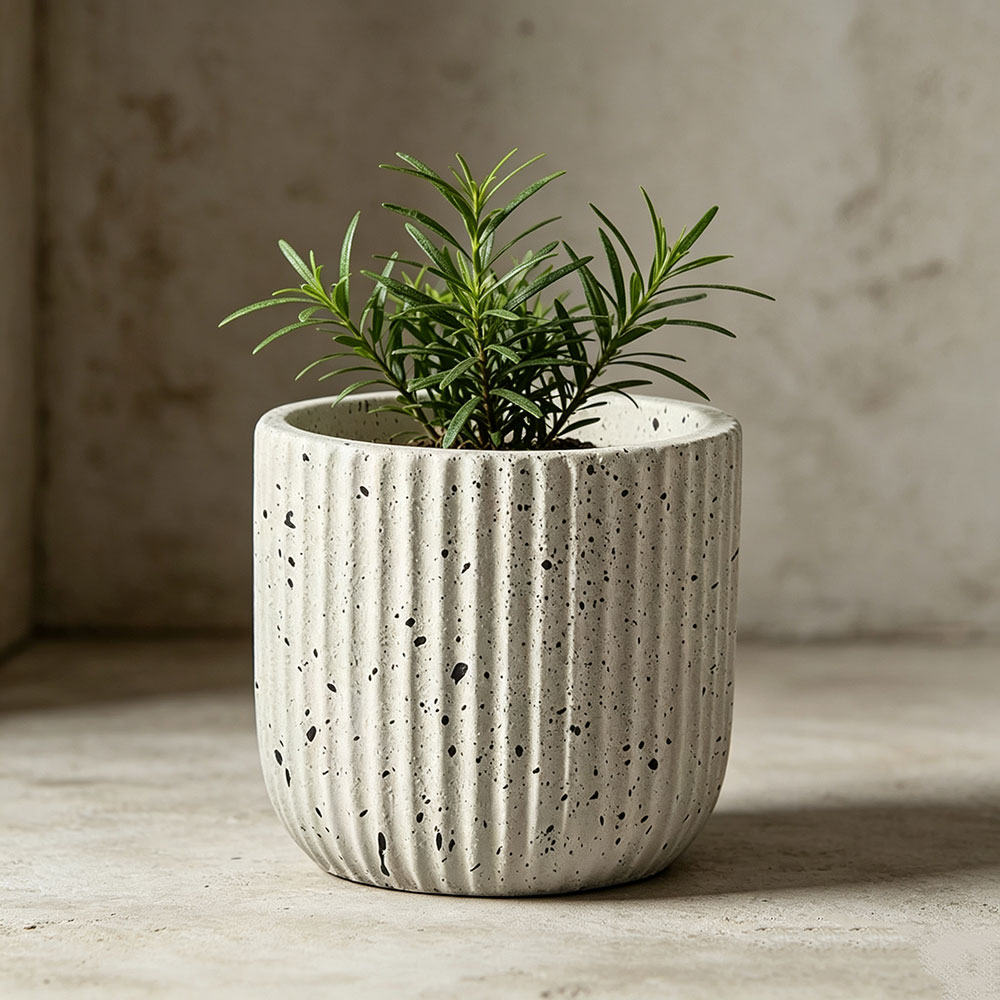 Minimalist Stripe Terrazzo Con - Terrazzo Pot Cement recensione e prezzo