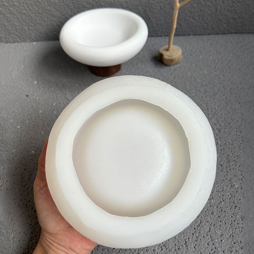 Round Cement Bowl Silicone Mol - Terrazzo Pot Cement recensione e prezzo