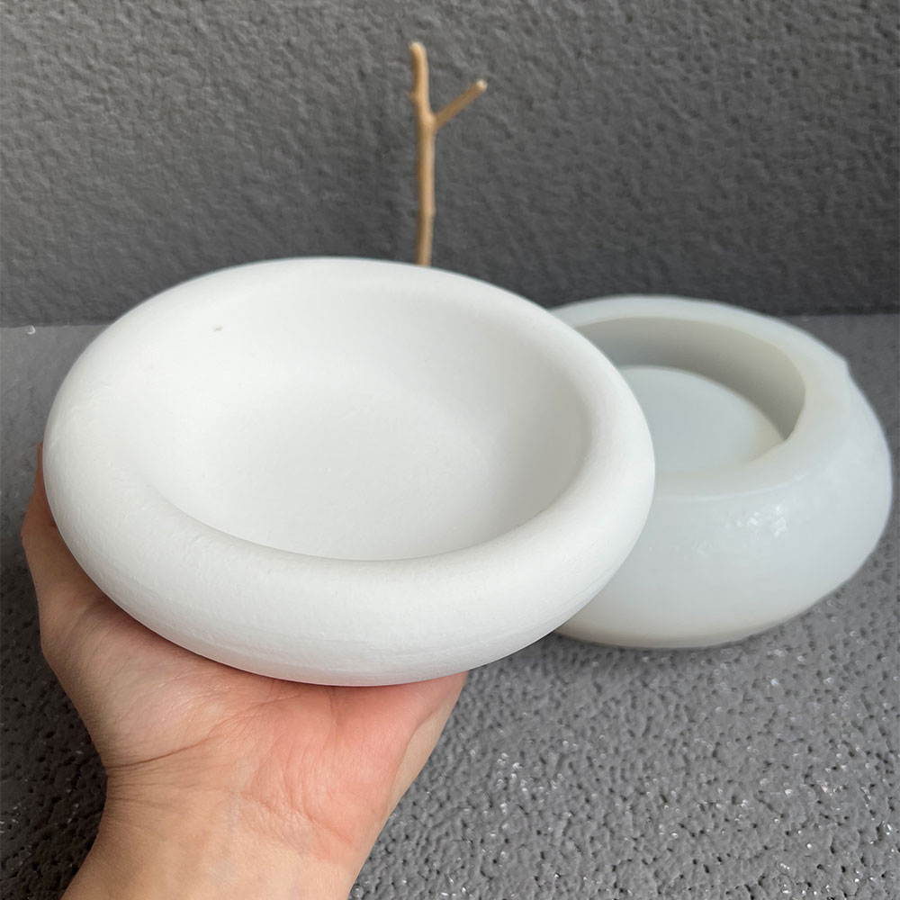 Round Cement Bowl Silicone Mol - Terrazzo Pot Cement recensione e prezzo