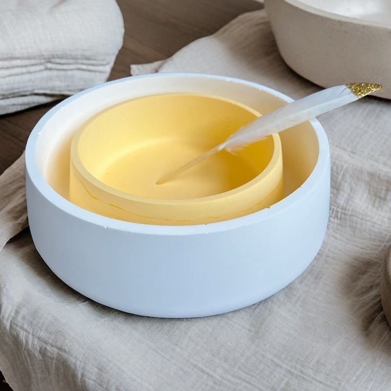Large Bowl Flower Pot Silicone - Terrazzo Pot Cement recensione e prezzo