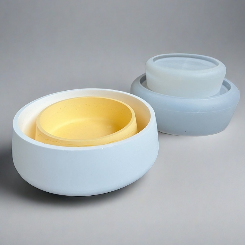 Large Bowl Flower Pot Silicone - Terrazzo Pot Cement recensione e prezzo