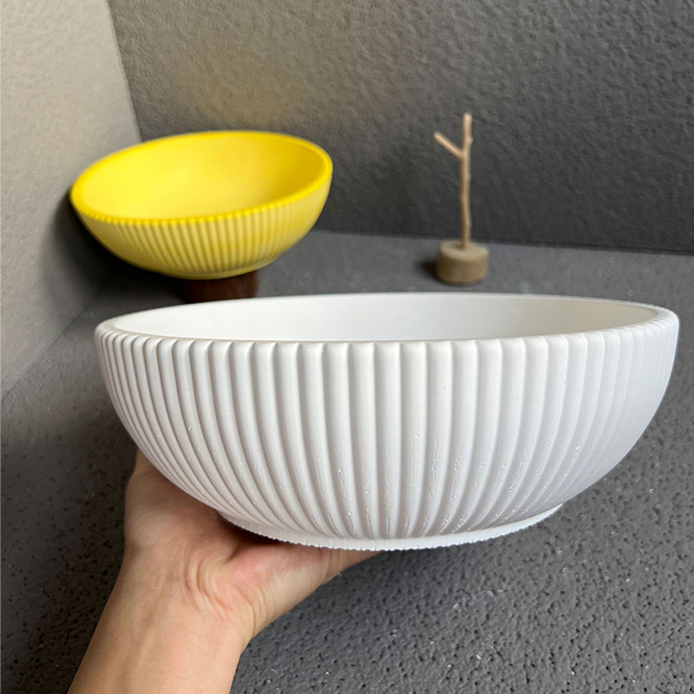 Large Bowl Candle Vessel Concr - Terrazzo Pot Cement recensione e prezzo