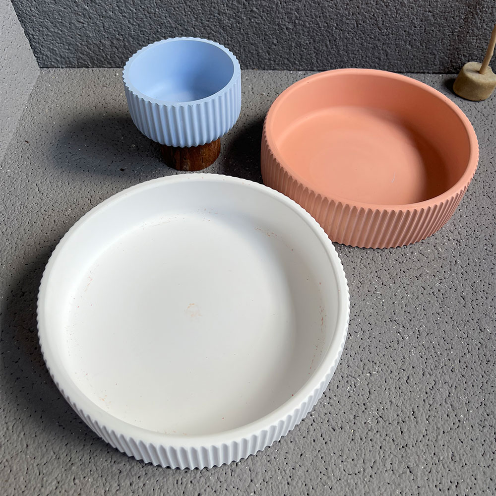 Large Bowl Candle Vessel Concr - Terrazzo Pot Cement recensione e prezzo
