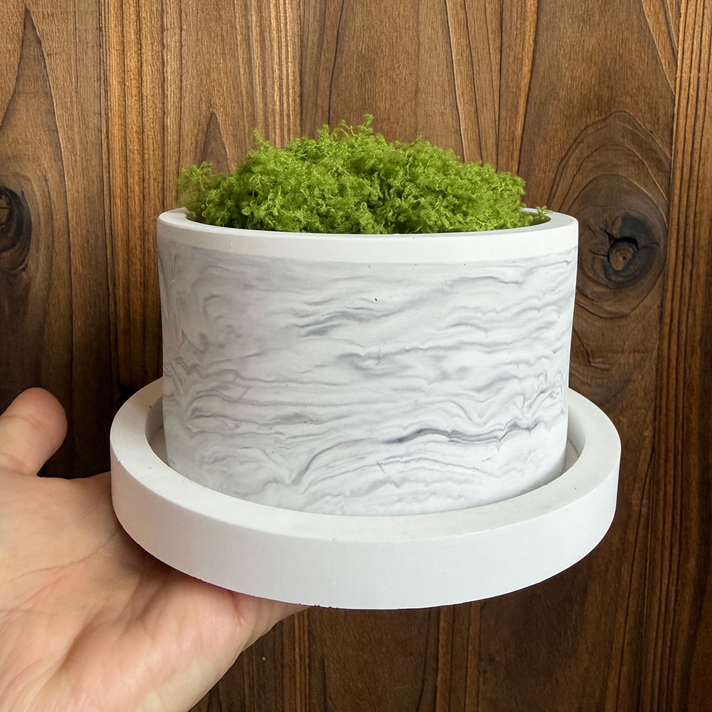 Large Concrete Planter Mold Si - Terrazzo Pot Cement recensione e prezzo