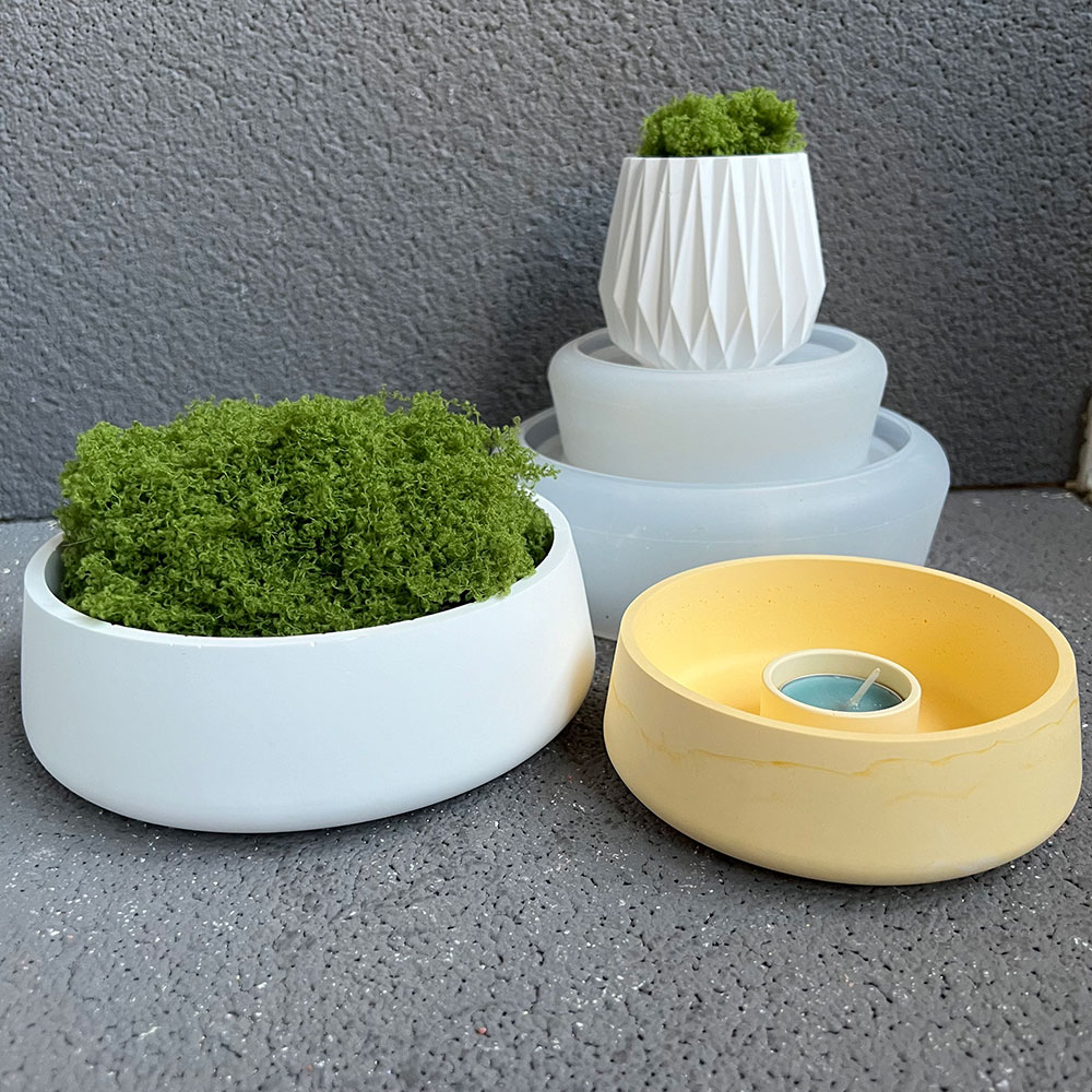 Concrete Bowl Silicone Mold DI - Terrazzo Pot Cement recensione e prezzo