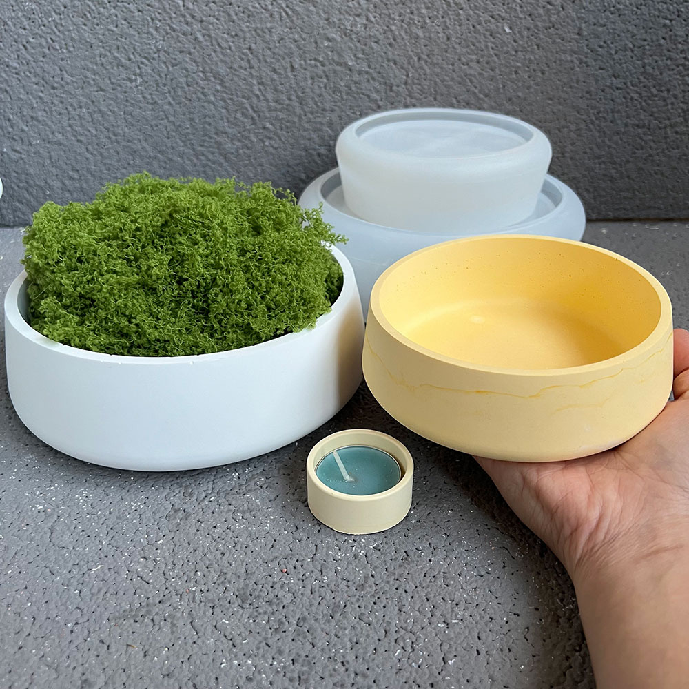 Concrete Bowl Silicone Mold DI - Terrazzo Pot Cement recensione e prezzo