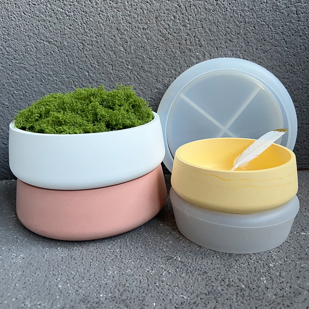 Concrete Bowl Silicone Mold DI - Terrazzo Pot Cement recensione e prezzo