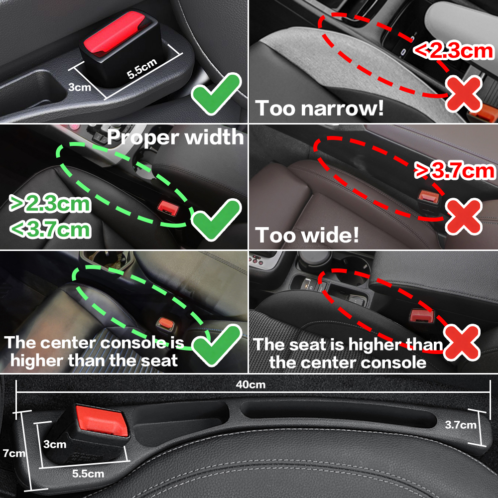 2X Car Seat Gap Filler Between - Interior Design Styles recensione e prezzo