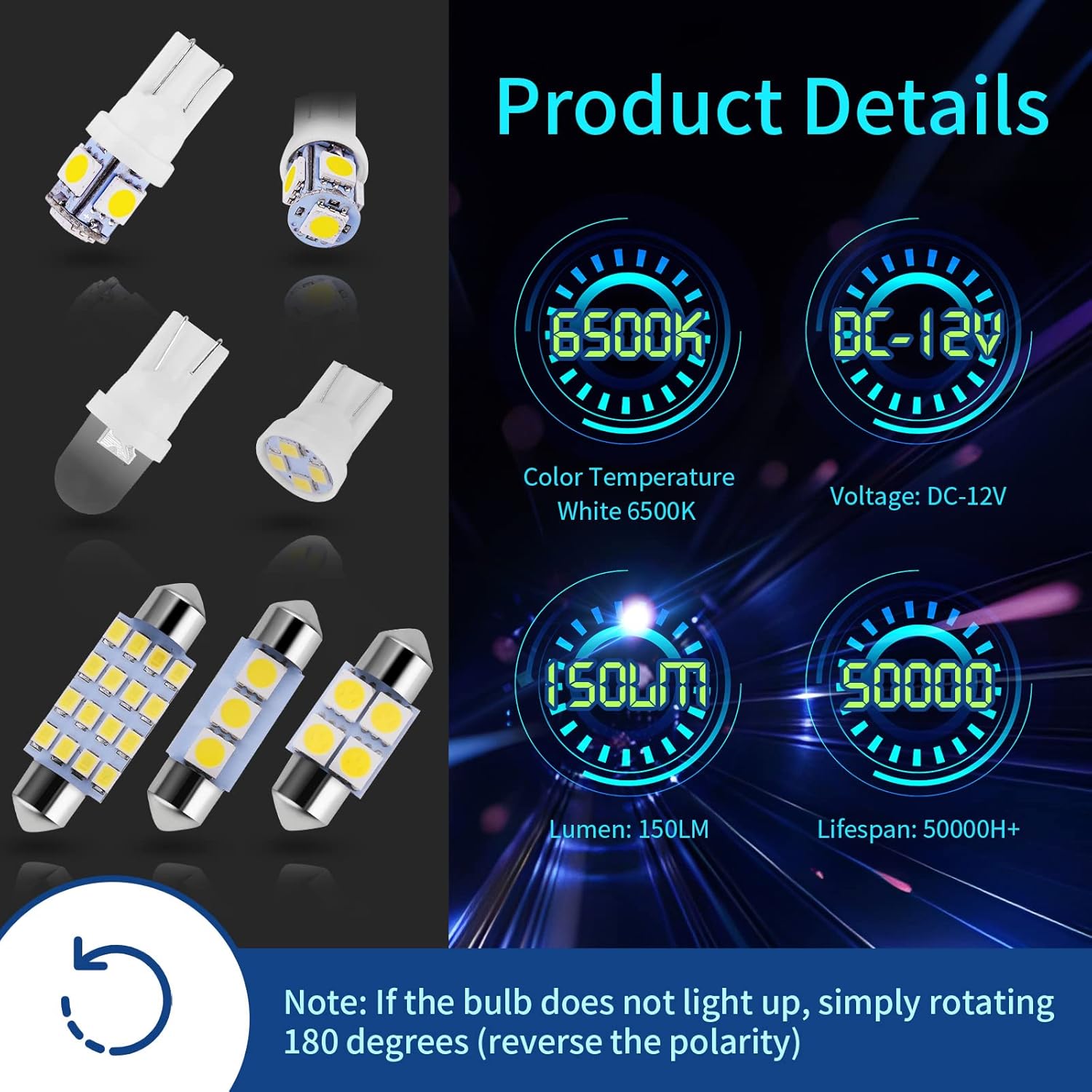42 Pieces Interior Car Lights, - Interior Design Icon recensione e prezzo