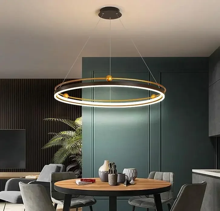 Modern led chandelier circle l - Interior Design Online Free recensione e prezzo