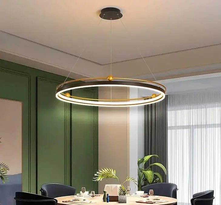 Modern led chandelier circle l - Interior Design Online Free recensione e prezzo