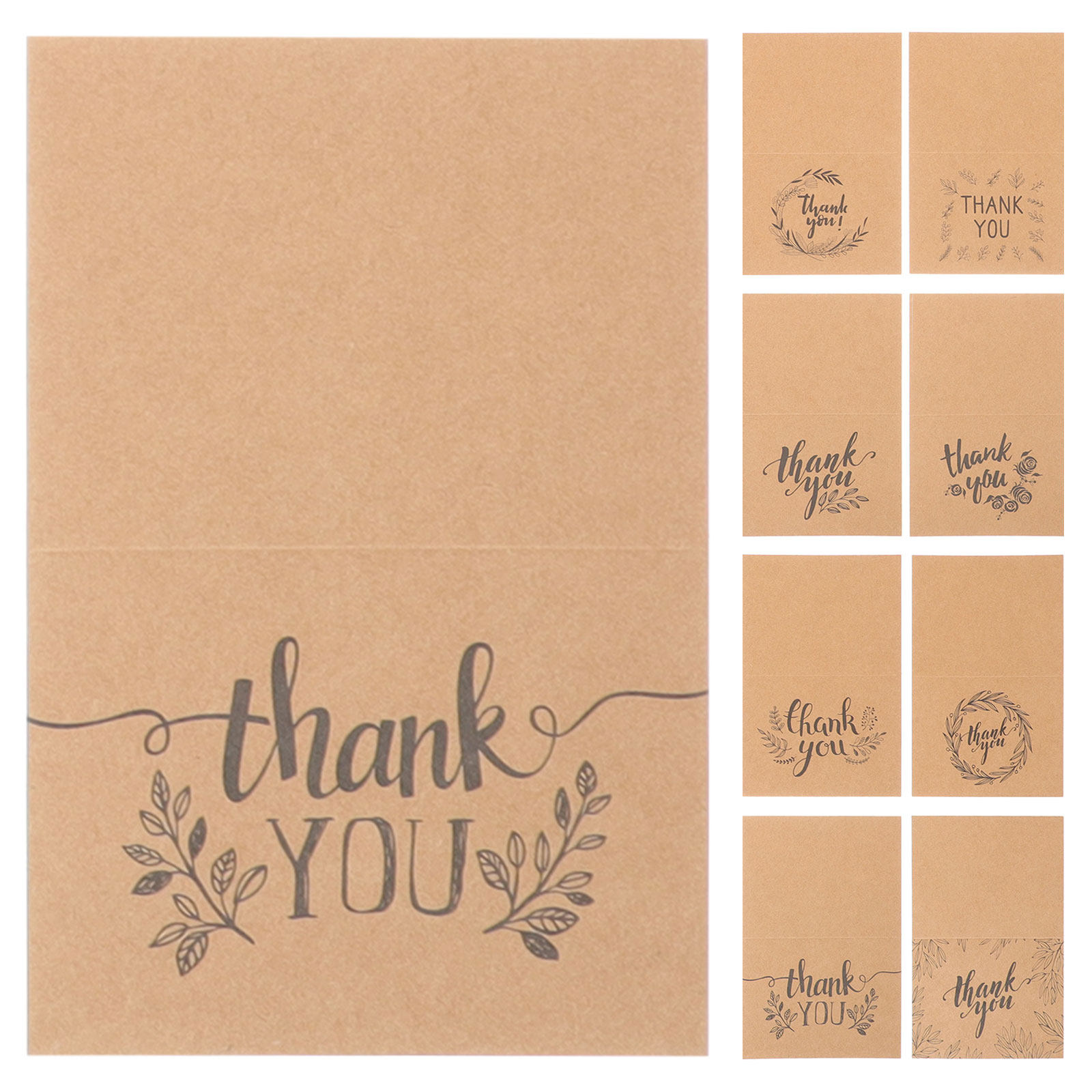 16Sets Thank You Cards Kraft P - Interior Design Online Free recensione e prezzo