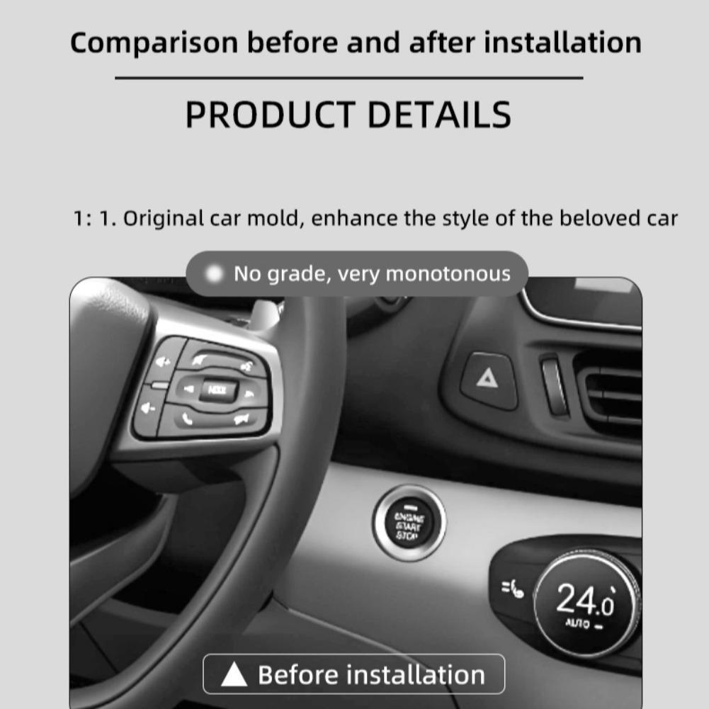 1PC Car One-Touch Start Button - Interior Design Styles recensione e prezzo